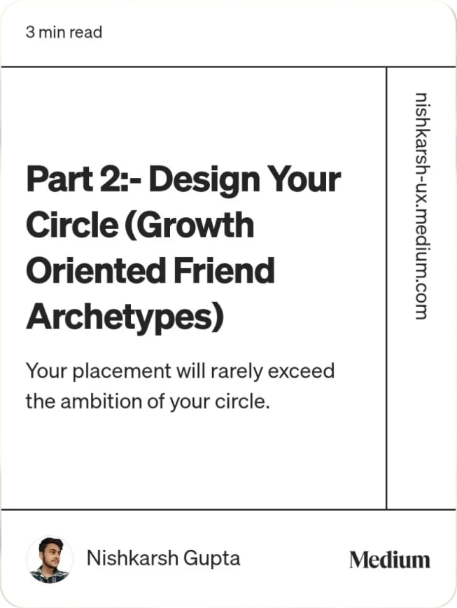 Part 2: Design Your Circle